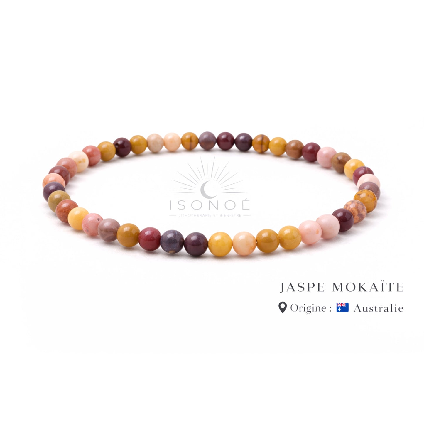 Bracelet Jaspe Mokaïte