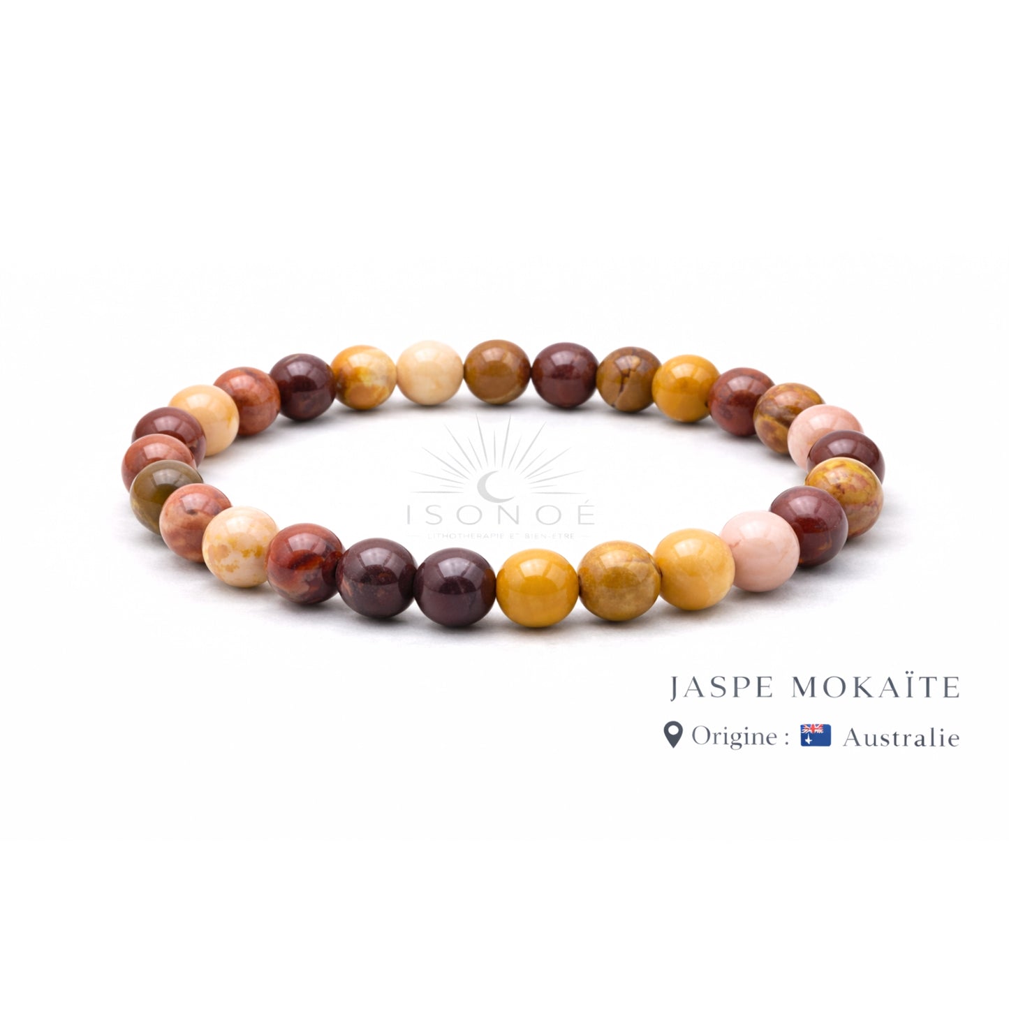 Bracelet Jaspe Mokaïte