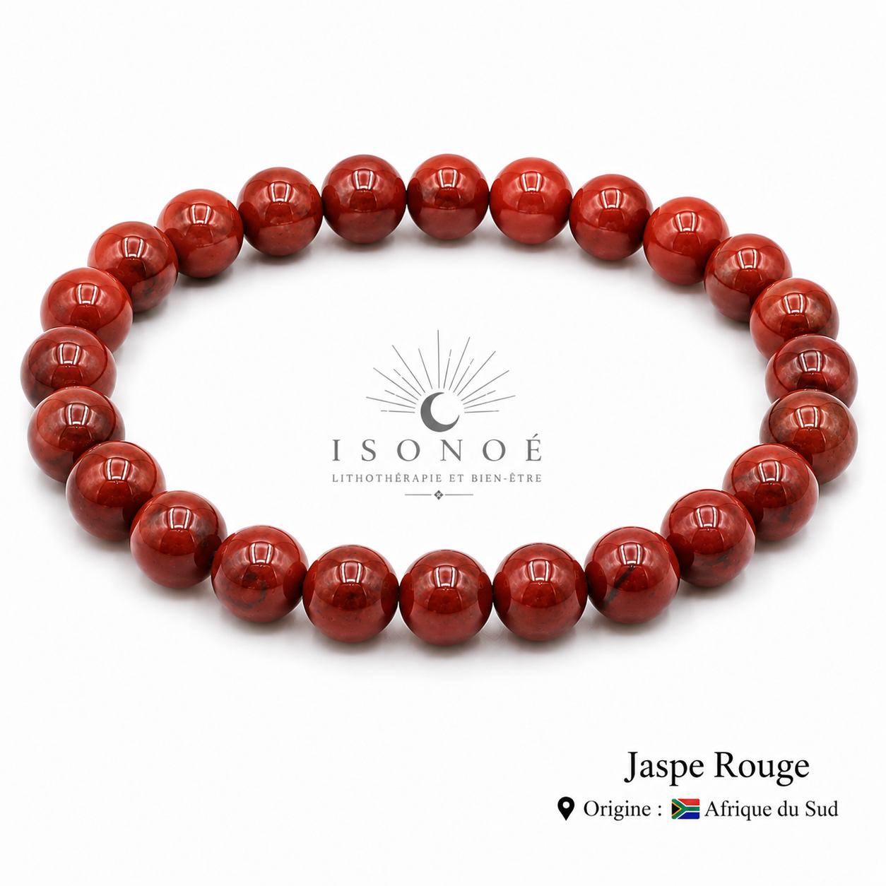 Bracelet Jaspe Rouge