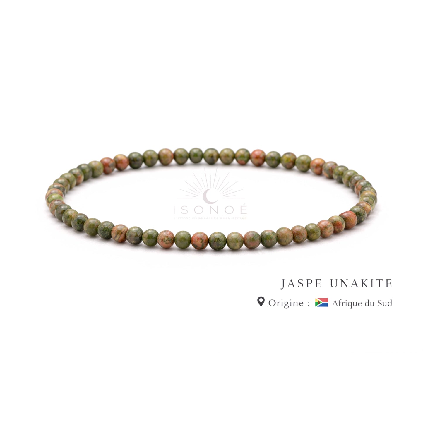 Bracelet Jaspe Unakite