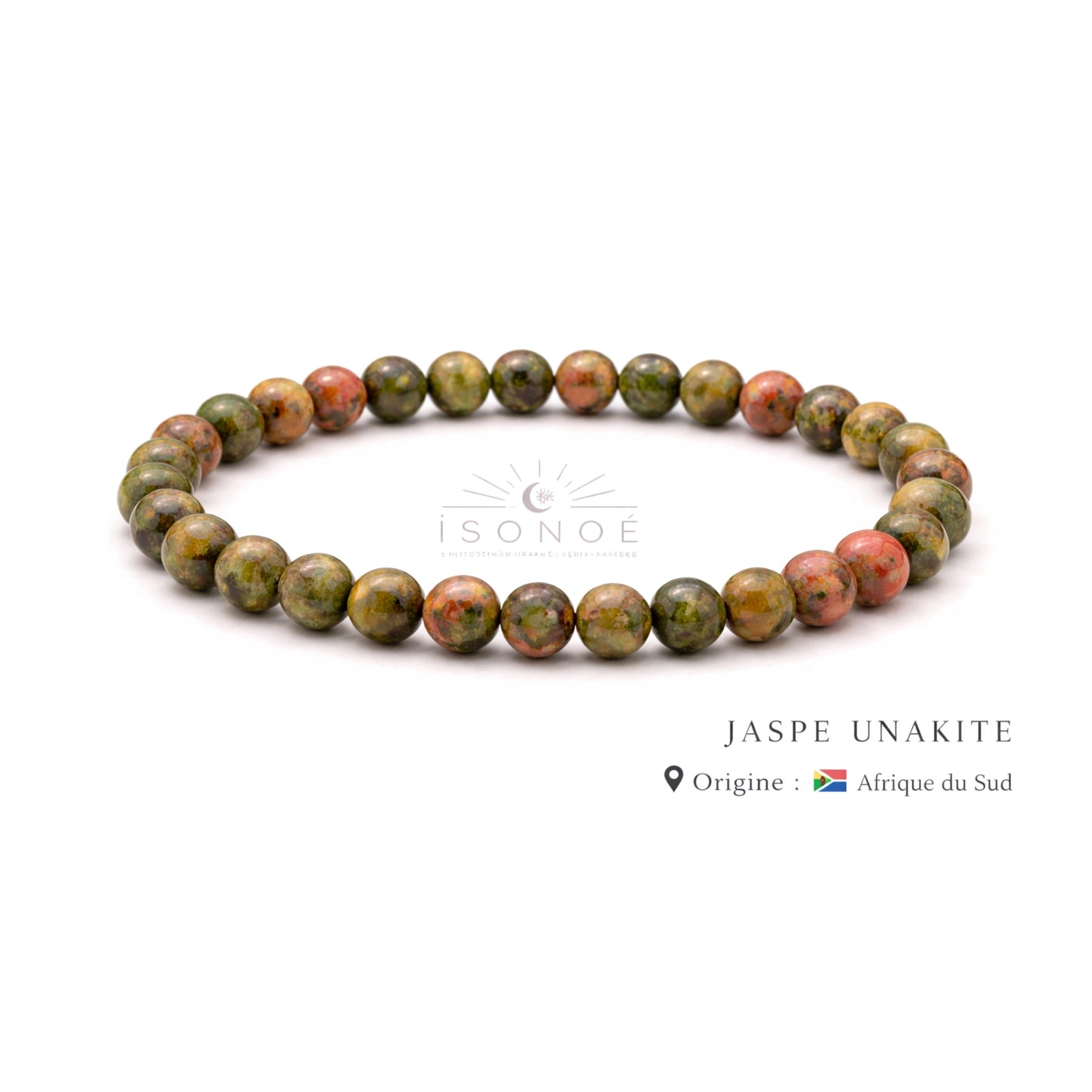 Bracelet Jaspe Unakite