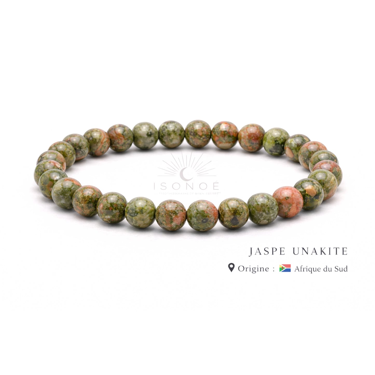Bracelet Jaspe Unakite