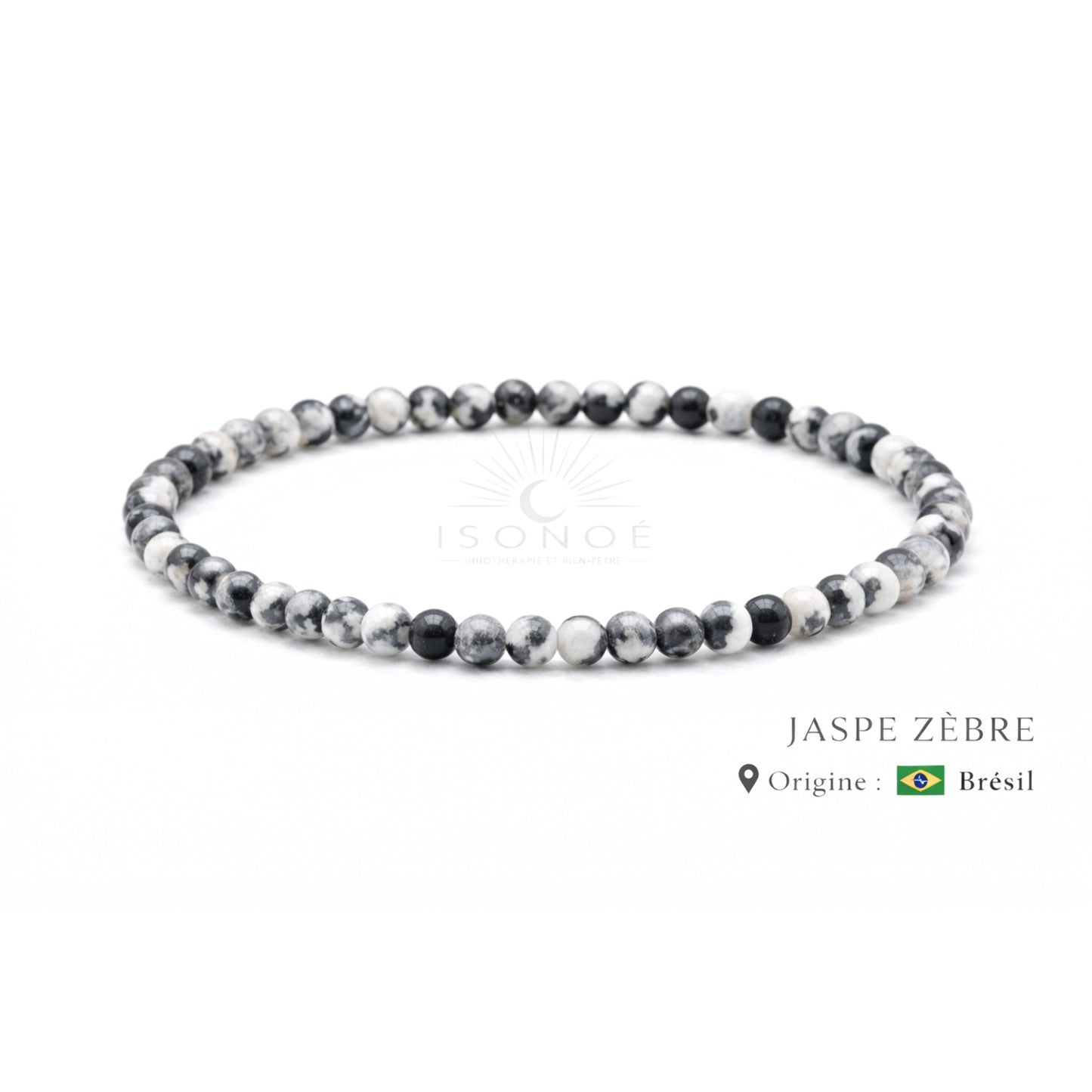Bracelet Jaspe Zèbre