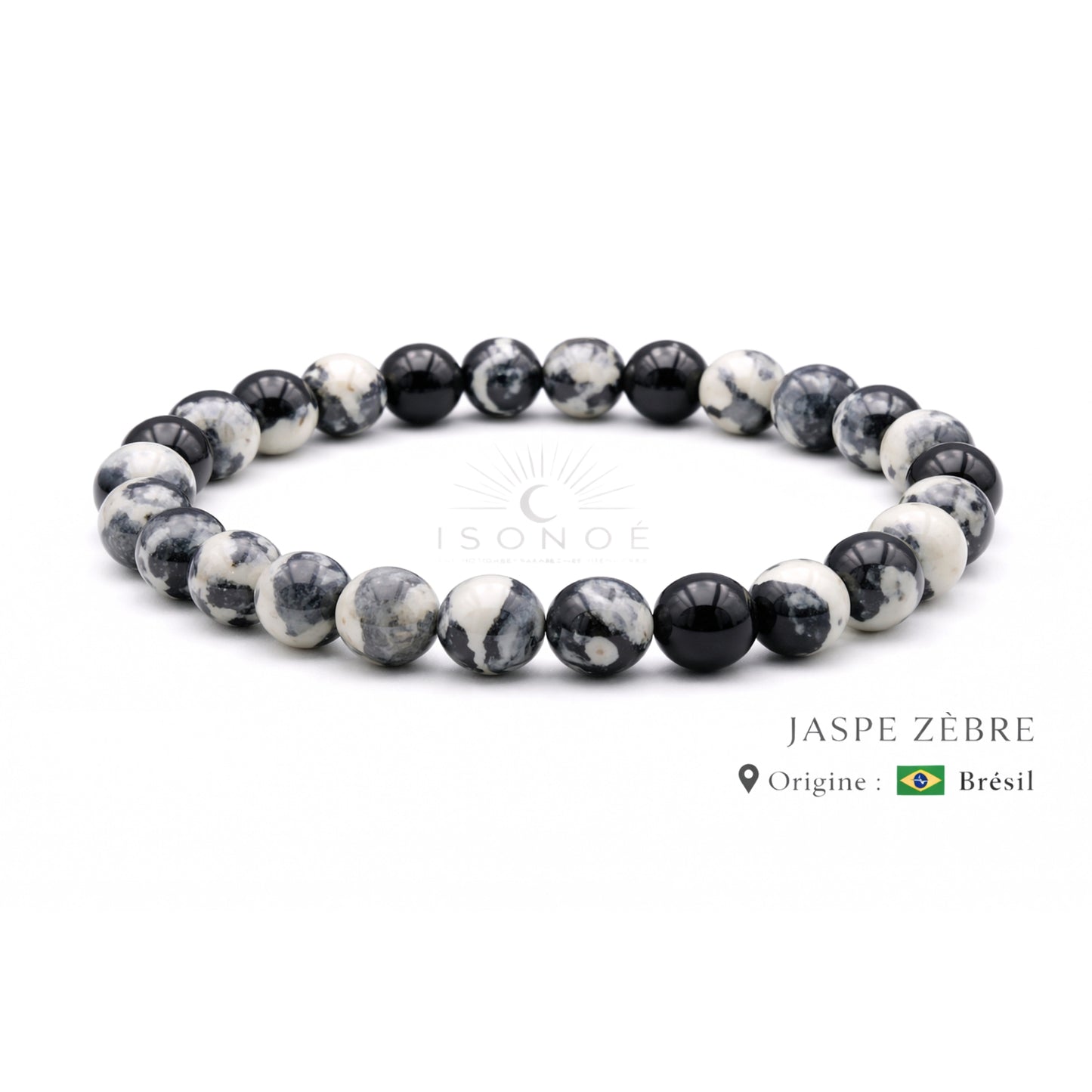 Bracelet Jaspe Zèbre