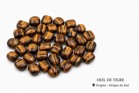 Œil de tigre pierre roulée