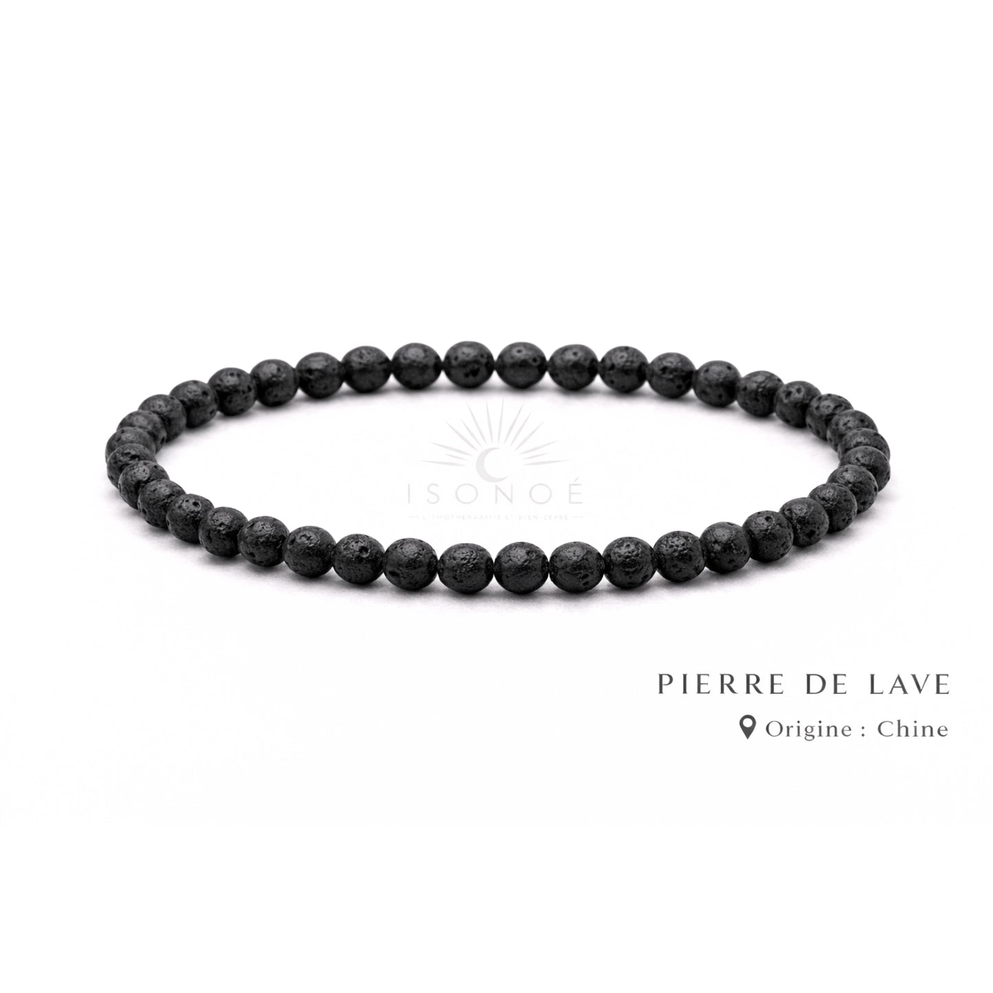 Bracelet Pierre de Lave
