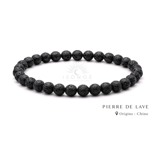 Bracelet Pierre de Lave