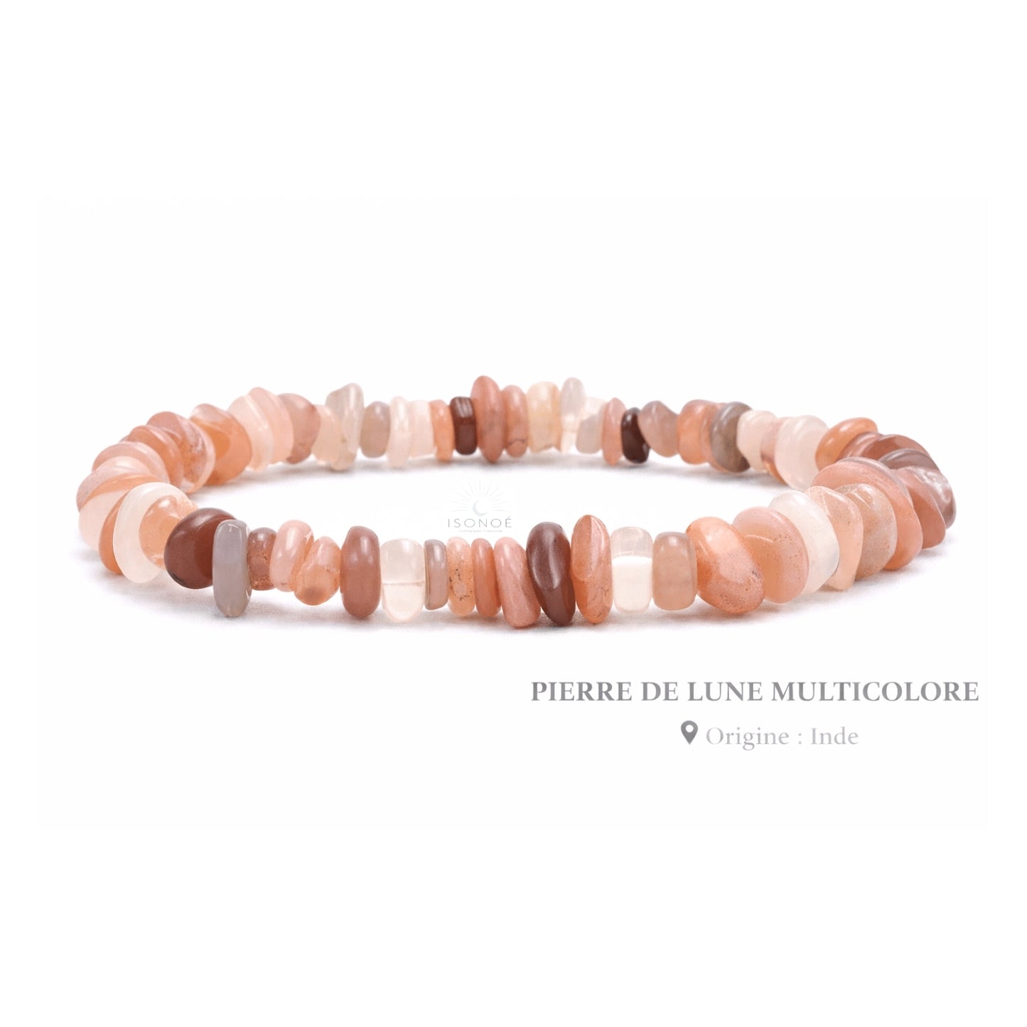 Bracelet Pierre de Lune Multicolore