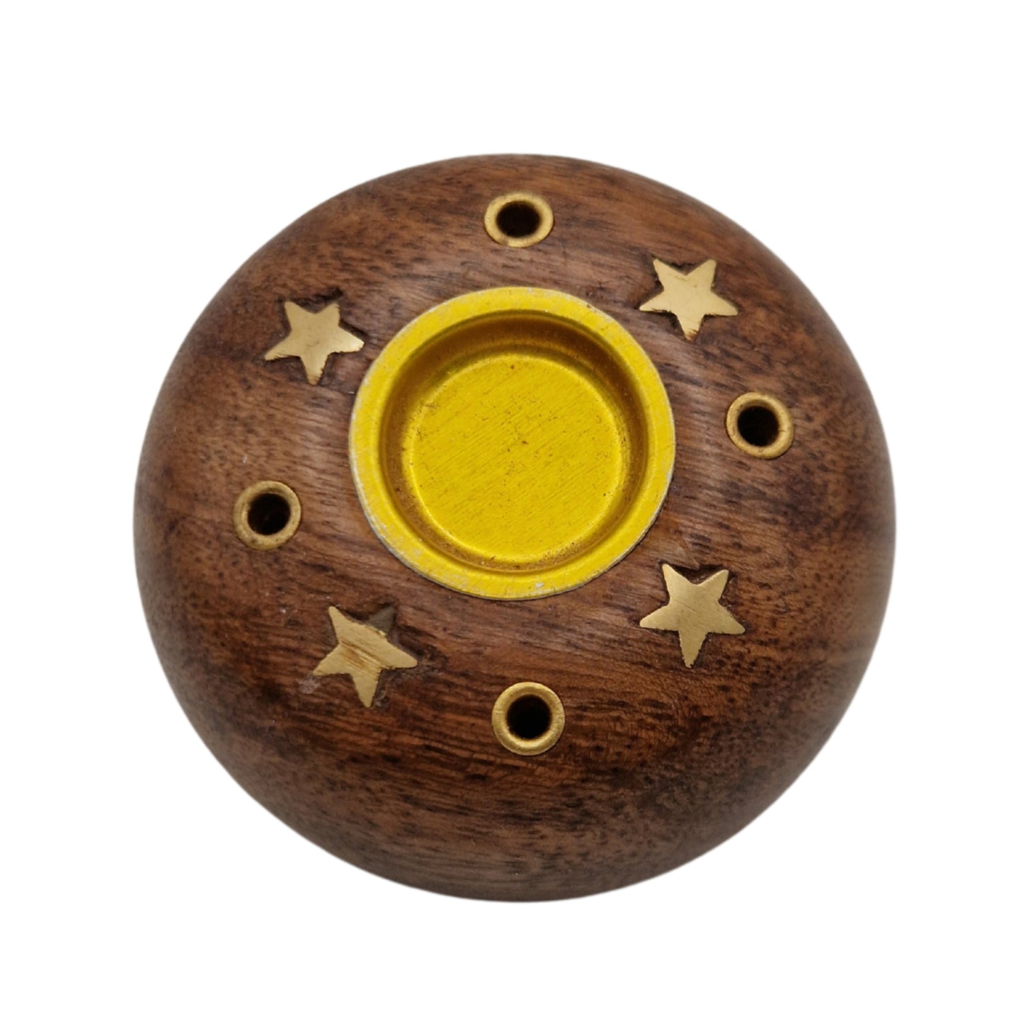 Porte-encens bois rond