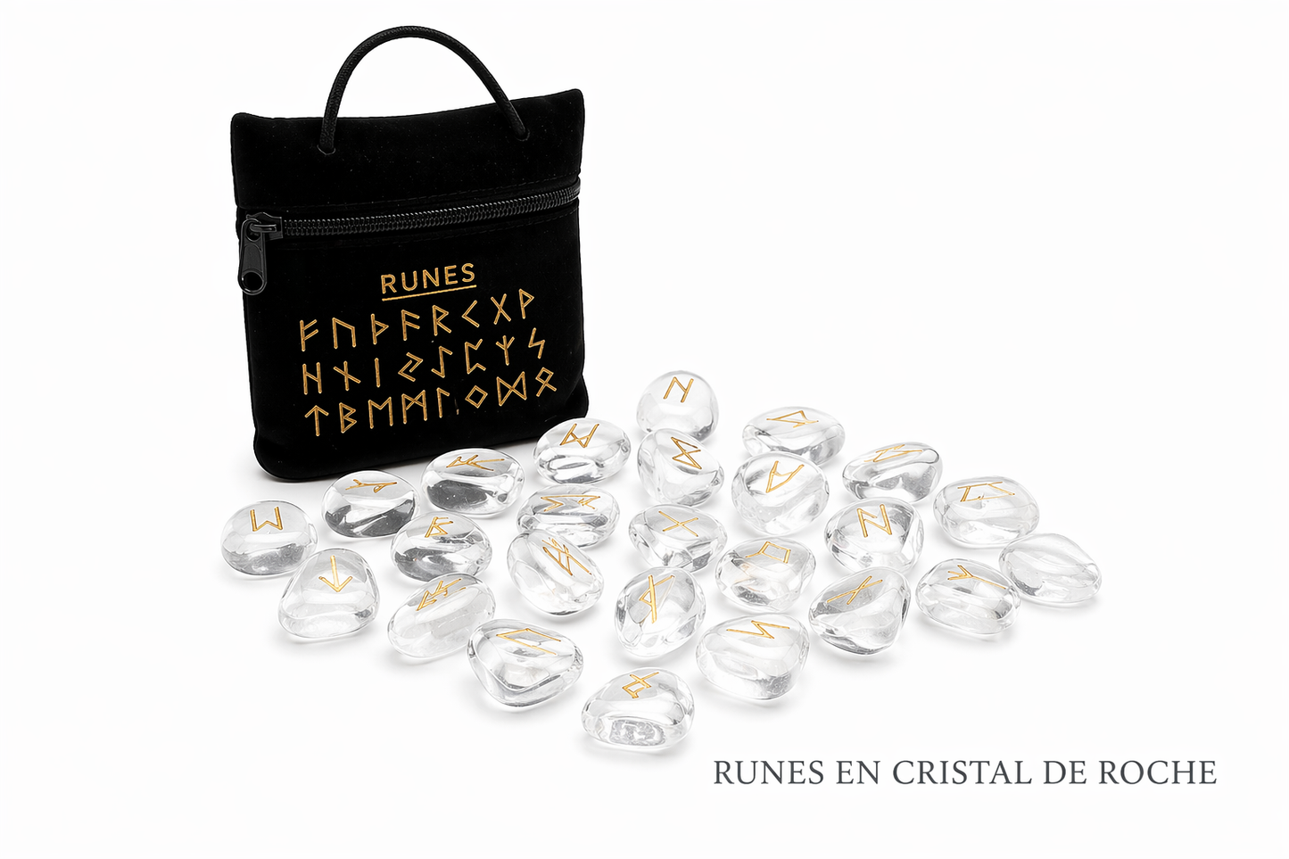 Runes en cristal de roche