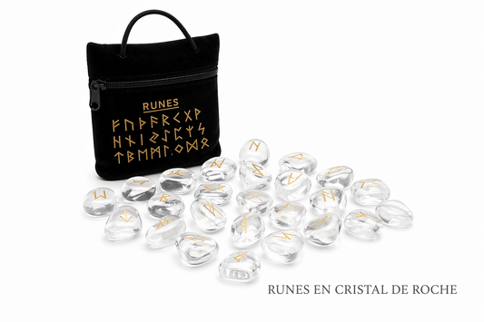 Runes en cristal de roche