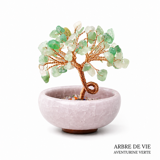 Arbre de vie en Aventurine pot
