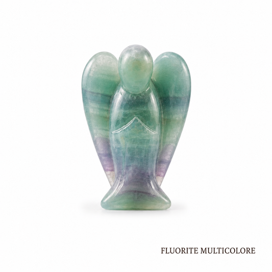 Figurine ange en minéraux
