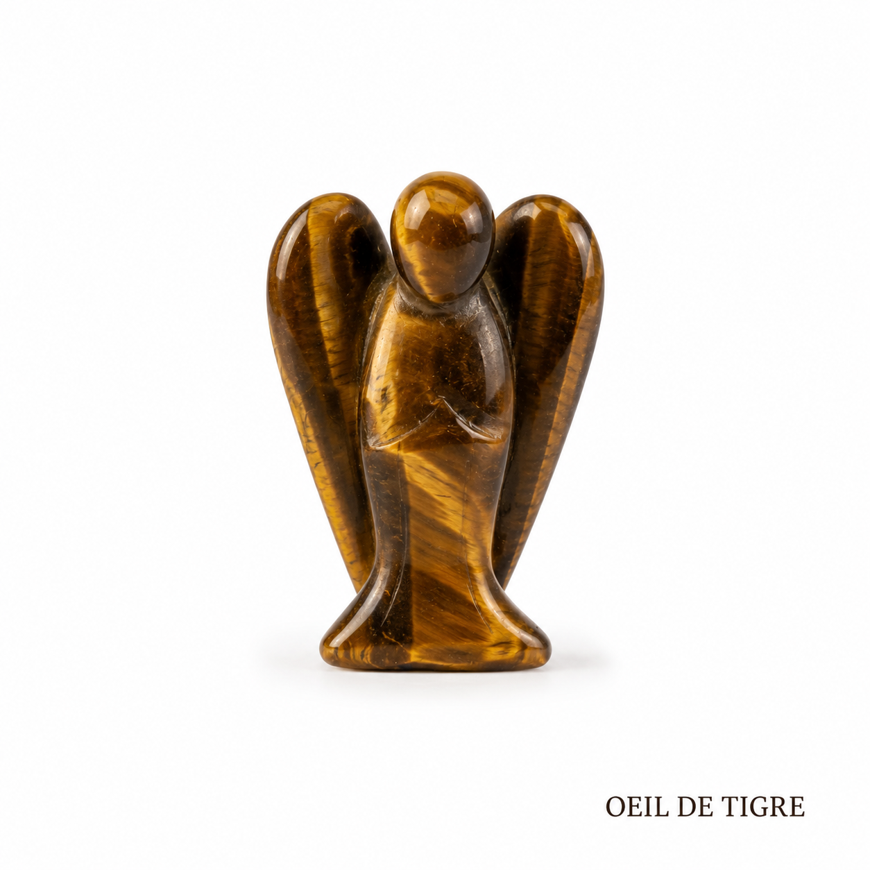 Figurine ange en minéraux