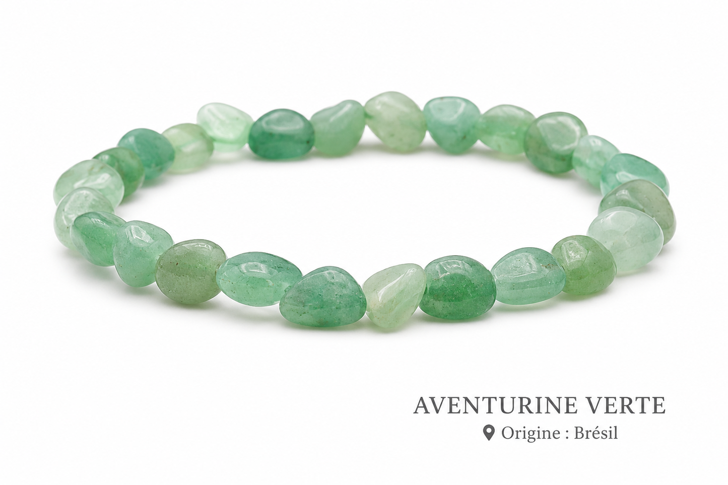 Bracelet Aventurine Verte
