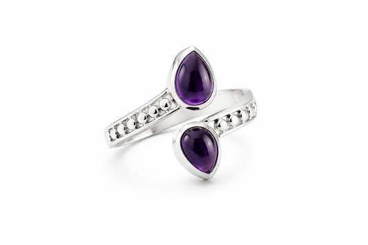 Bague améthyste argent 925