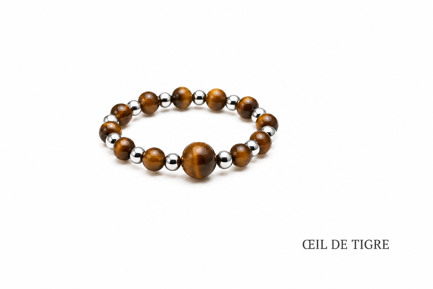 Bague élastique et minéraux