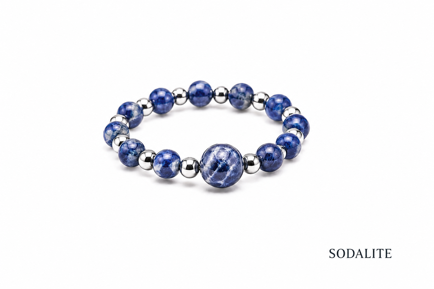 Bague élastique et minéraux