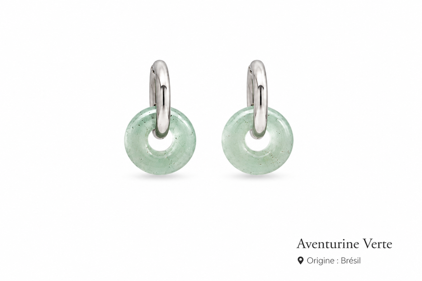Boucles d'oreilles donut