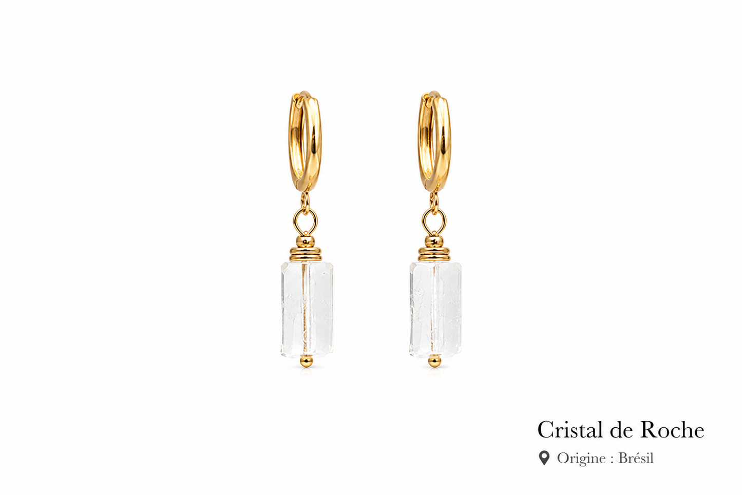 Boucles d'oreilles cylindres