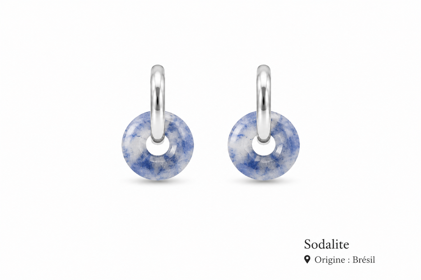 Boucles d'oreilles donut