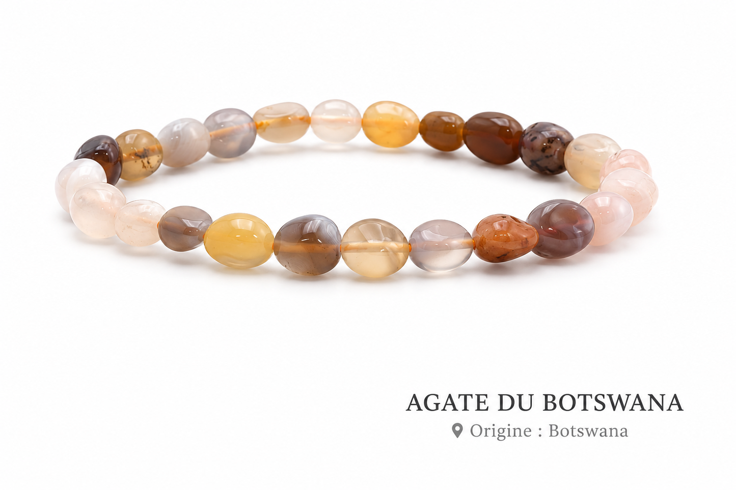 Bracelet Agate Botswana