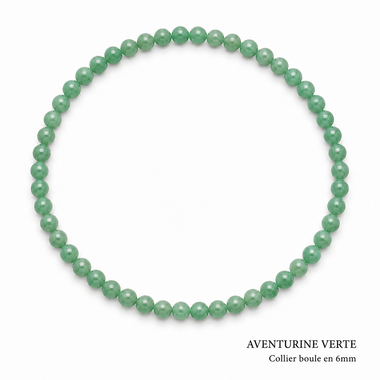 Collier boule 6mm