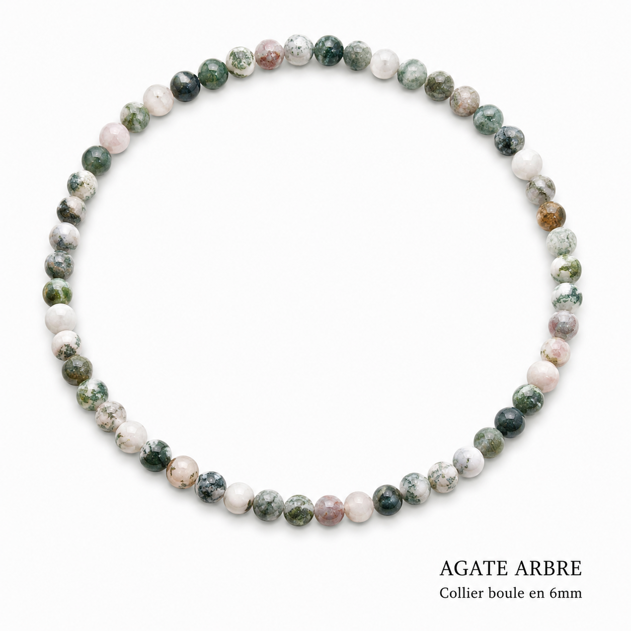 Collier boule 6mm
