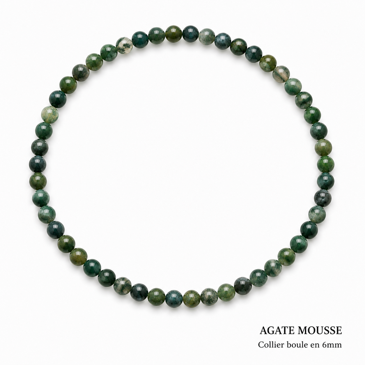 Collier boule 6mm