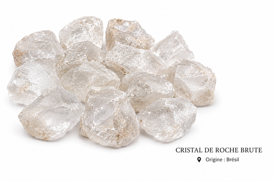 Cristal de roche pierre brute
