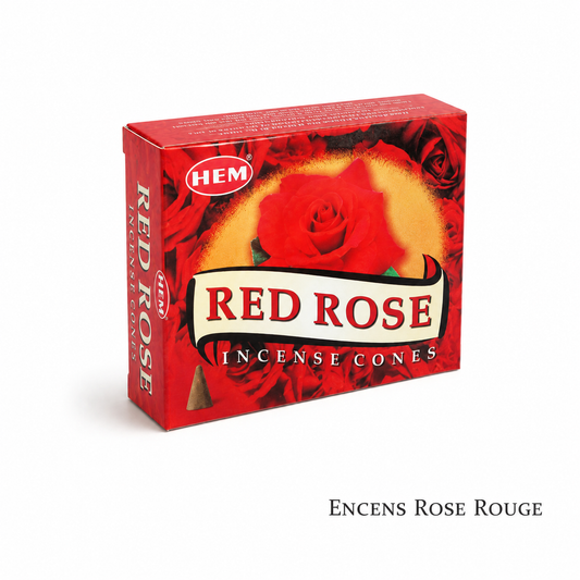 Encens en cône Rose Rouge