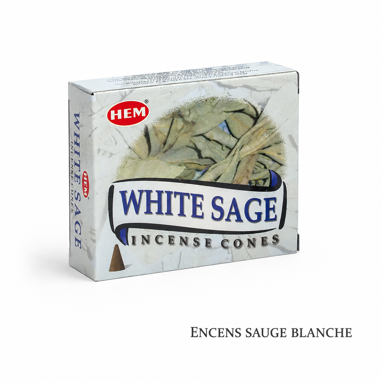 Encens en cône Sauge Blanche