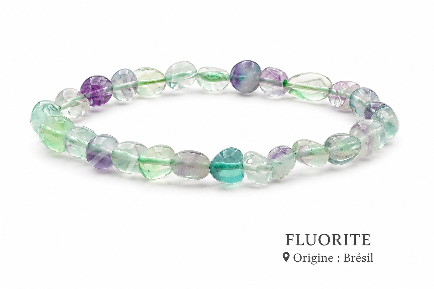 Bracelet Fluorite Multicolore