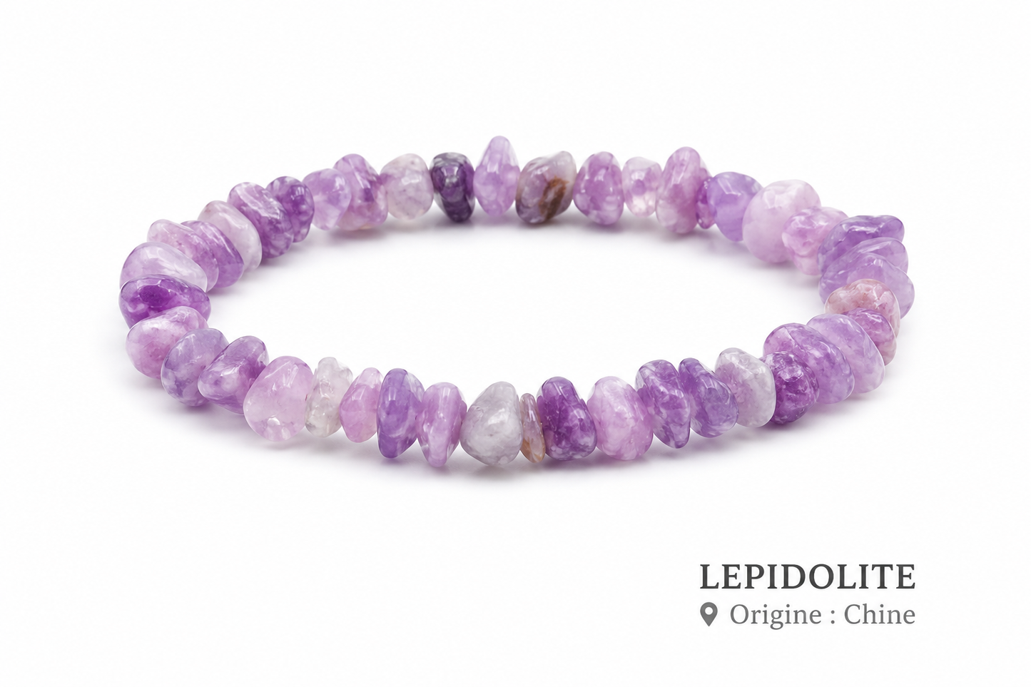 Bracelet Lépidolite