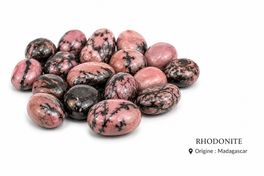 Rhodonite pierre roulée