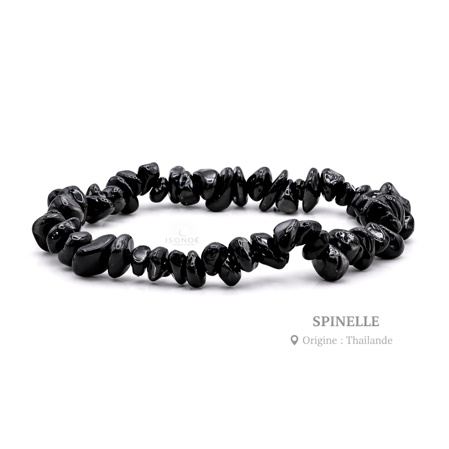 Bracelet Spinelle Noire